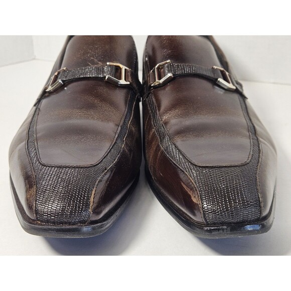 Stacy Adams Loafer Dress Shoes Mens 12W  Brown Leather main image 5